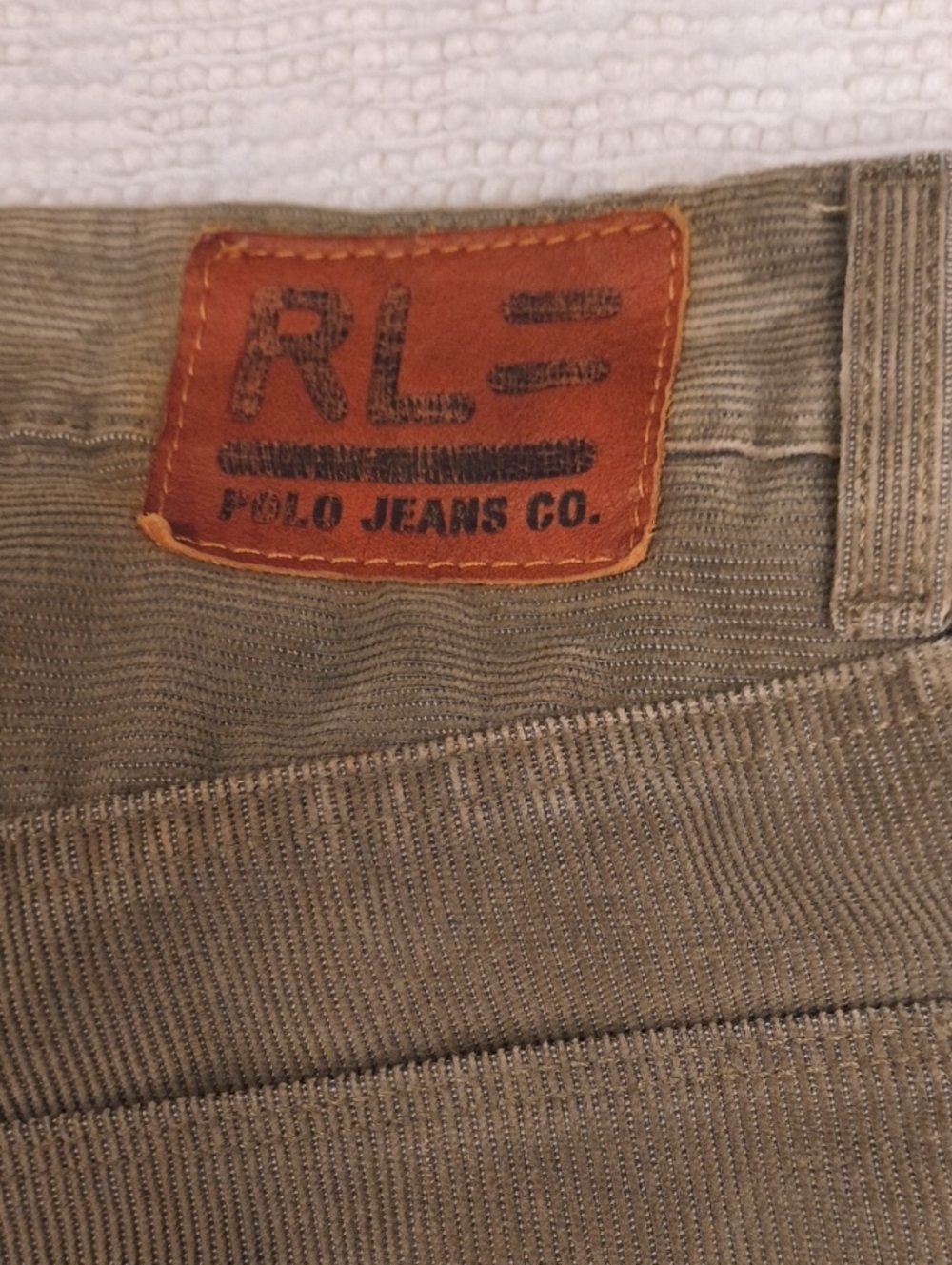 Gently Loved Polo by Ralph Lauren Olive Green Men's Corduroy Pants 33R Fall!!